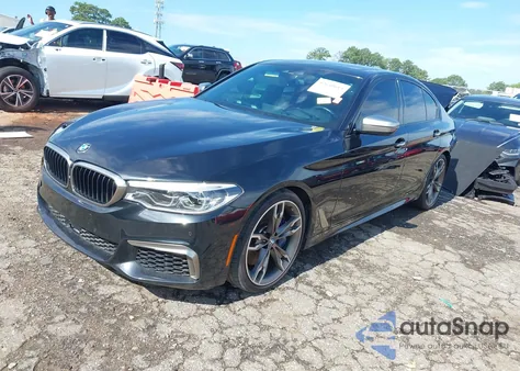 2018 BMW M550I xDrive from USA, damaged, VIN WBAJB9C57JB049113